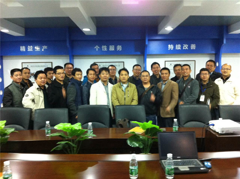 參觀高勝樣板企業(yè)實施效果 分享企業(yè)精益推進取得成效