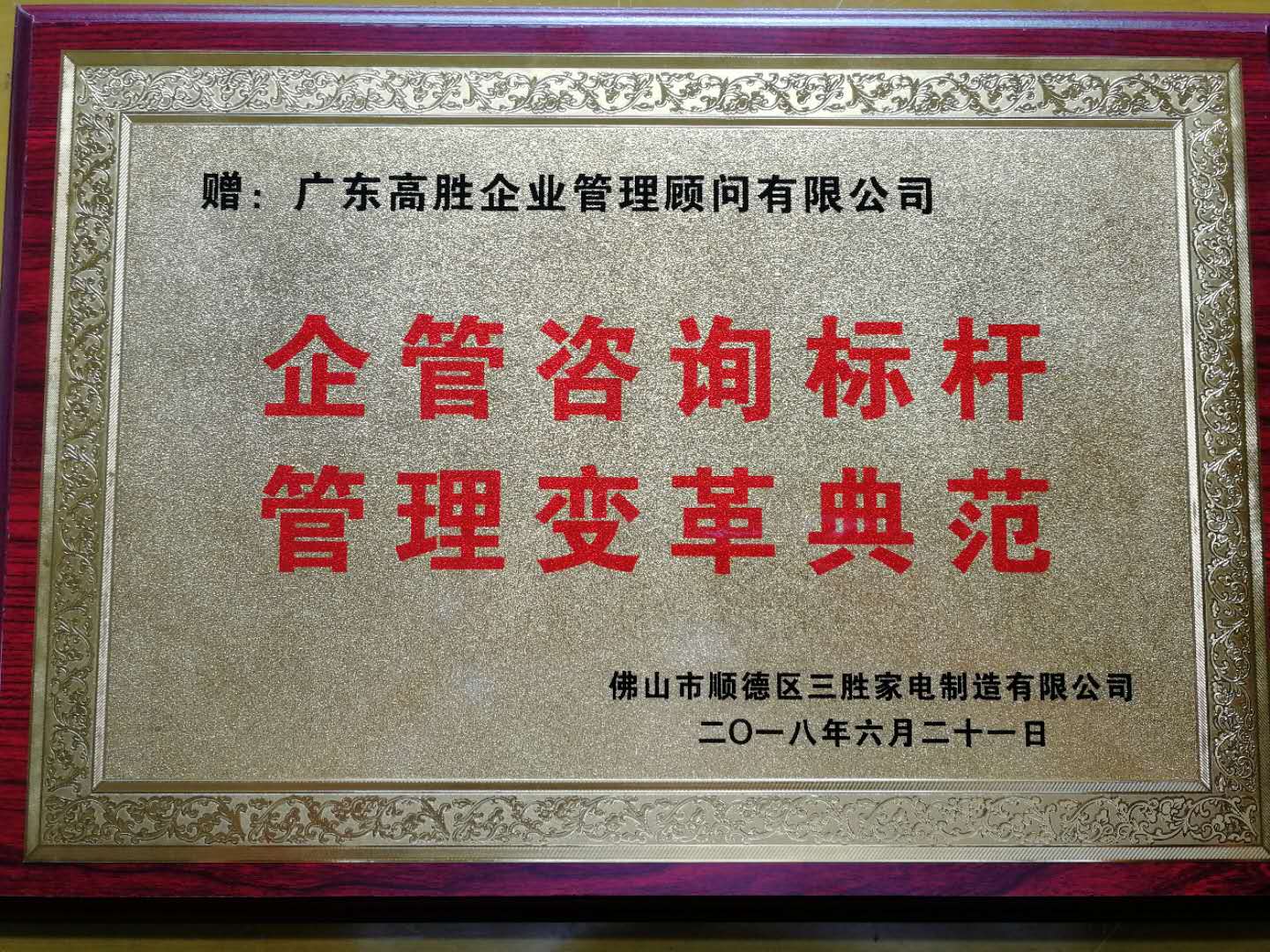 喜迅！三勝項(xiàng)目完美驗(yàn)收，高勝咨詢(xún)?cè)偬泶T果！